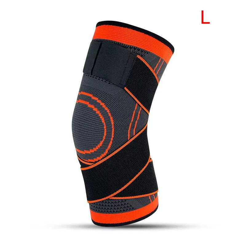 Knee Compressions Sleeve With Adjustable Straps Compression Bandage Protector Knee For Running Working Out Sport Wearing All Day