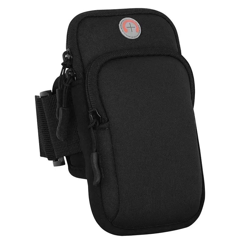 Running Armband Phone Holder with Headphone Jack Neoprene Waterproof for Gym Workout Hiking Outdoor Sports