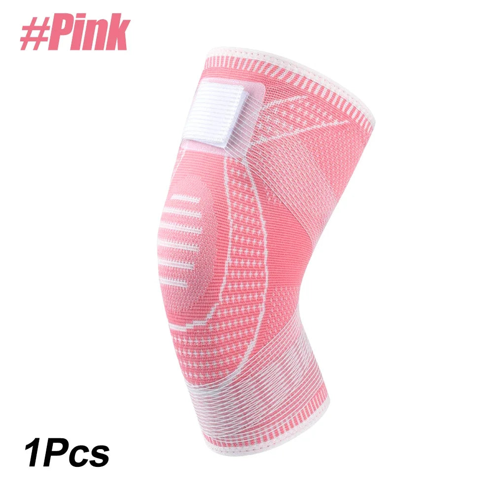 1PCS Knee Brace Compression Sleeve with Strap,Knee Support Braces for Women & Men Knee Pain Relief,Knee Sleeves for Arthritis