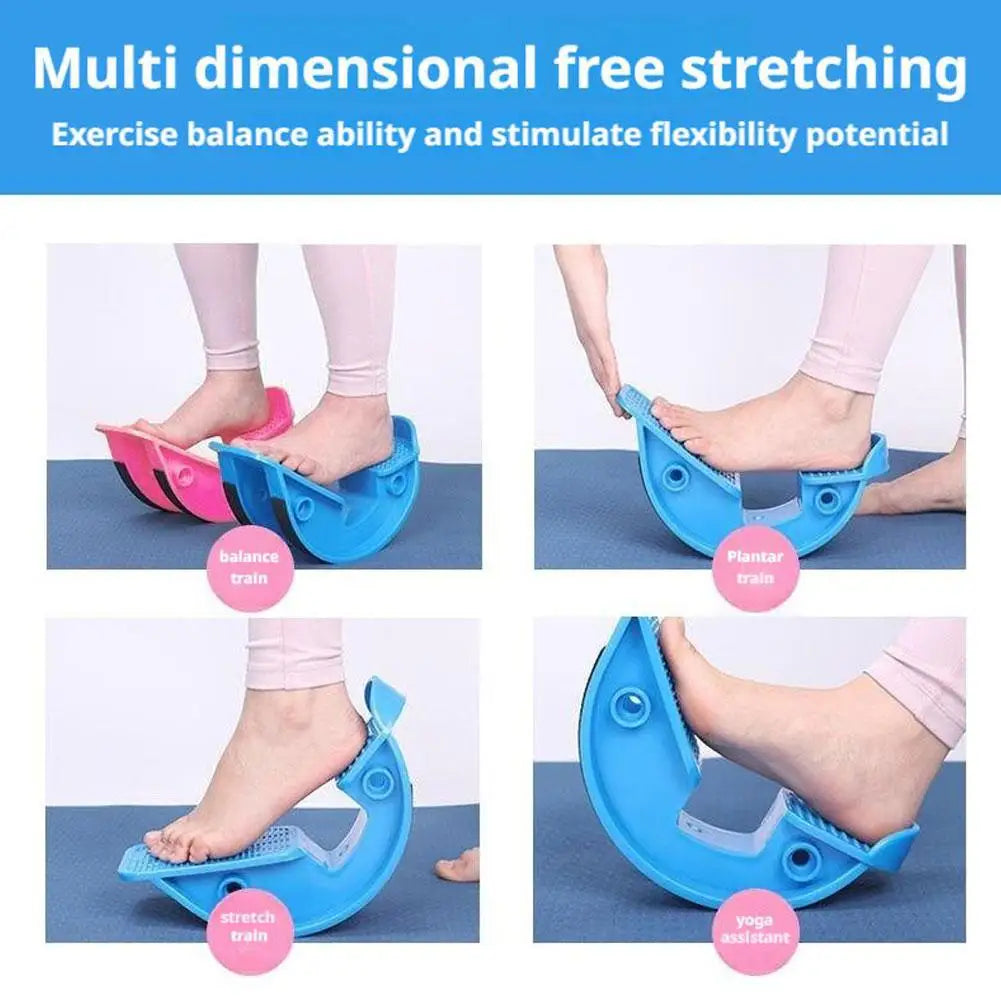 Stretching Wheel Home Fitness Pedal Calf Stretcher Balance Trainer Arm Calf Ankle Stretching Board, Foot Stretcher Household ﻿